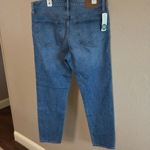 Madewell Relaxed Taper Authentic Flex Denim Jeans/ Size 34 X 32/ NWT - Picture 8 of 10